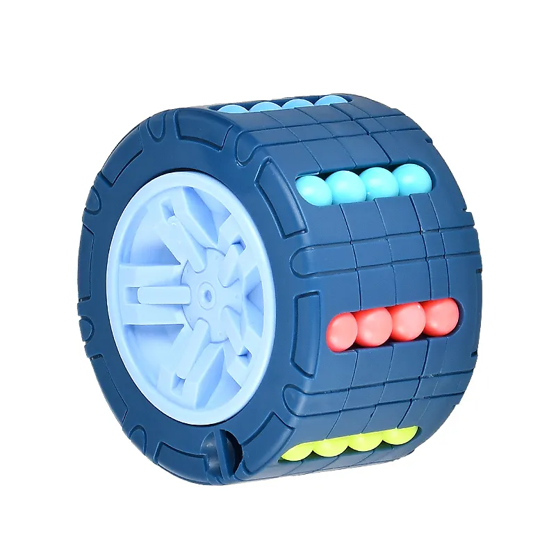 2021 New Trending High Quality Kids Stress Fidget Spinner Toy Magic Bean Rotating Cube Wheel
