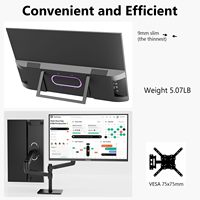 Nouvel écran tactile portable 27 pouces 2K QHD 100Hz, 10 points de contact, IPS, 2560x1440, USB-C pour VGA, haut-parleur, pour le jeu, 3 ans de garantie