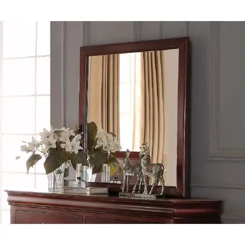 Espelho de acme, frete grátis, espelho de parede luxuoso philipe em cereja para sala de estar