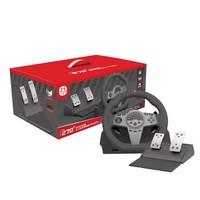 Volant de jeu de course filaire HS-GT100V1 avec audio pour Xbox Series X/S/x-One/PS4/PS4 SLIM/PS4 Pro/PS3/SWITCH/PC