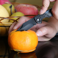Vouwmes van roestvrij staal 3CR13, mini, volledig stalen patroon, outdoor, doe-het-zelf, draagbaar, fruit & uitpakken, express OEM
