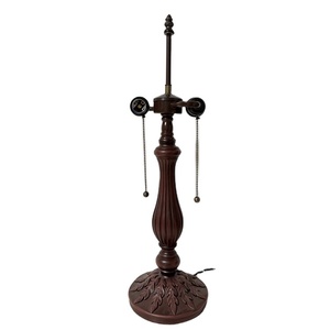 LongHuiJing LED Stained Glass Table Lamp Base with Modern Design for Living Room - Product Image 1