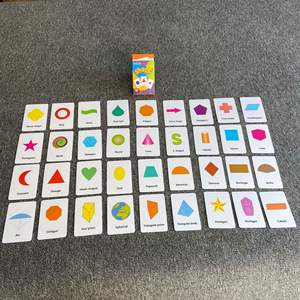 I bambini stampati studiano immagini di flashcard gioco di gioco educativo carta di base per bambini colori forme alfabeto apprendimento Flash <span class=keywords><strong>Card</strong></span> - Product Image 6