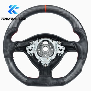 <span class=keywords><strong>Volante</strong></span> de Fibra de Carbono Forjado con LED Personalizado para Volkswagen VW <span class=keywords><strong>Golf</strong></span> 4 R32 <span class=keywords><strong>GTI</strong></span> MK4 16 Jetta Bora Skoda Octavia GLI 2009 2014 - Product Image 3
