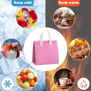 Bolsa térmica personalizada para llevar comida, bolsa isotérmica para entrega de comida, <span class=keywords><strong>compras</strong></span> y comida para llevar. - Product Image 3