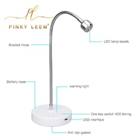 Lampe à ongles LED UV sans fil mini, sécheuse rapide 3W, gel de séchage rapide, marque privée Pinky leem