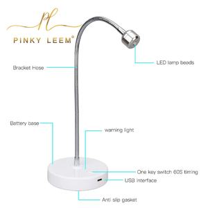 Lampe à ongles LED UV sans fil mini, sécheuse rapide 3W, gel de séchage rapide, marque privée Pinky leem - Product Image 2