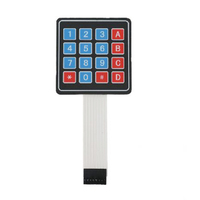 Teclado de Membrana Impermeable 4*4 con Matriz de Flechas, 16 Teclas, para Dispensador de Combustible