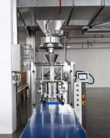Machine d'emballage automatique verticale pour granulés 25-35 sachets/min pour bonbons, haricots, snacks, céréales
