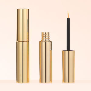 Sérum pour cils en flacon de 3 ml et 5 ml, traitements de croissance des cils liquides, emballage en tube, tube de mascara doré - Product Image 4