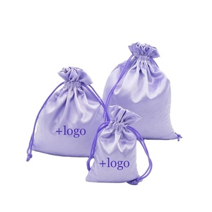 Sacs à poussière en satin personnalisés pour sacs à main, sacs cadeaux à cordon, sacs en soie pour bijoux, cheveux, chaussures, emballages cosmétiques, sacs cadeaux - Product Image 1