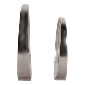Ornamenti scultorei in alluminio a forma di cerchio per la decorazione di casa e bagno, statue ad anello per l'ufficio e la decorazione della stanza - Product Image 5