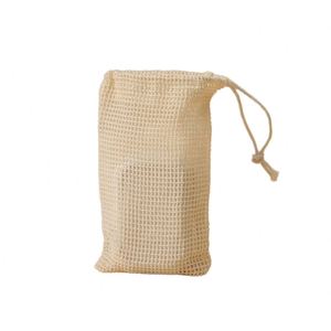 Unbleached Natural Soap Saver Bag Cotton Canvas Drawstring Pouch Bag Eco-Friendly Recyclable Gift Jewelry Packaging Storage - Product Image 1