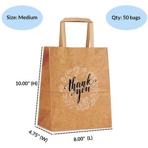 Bolsas de Regalo de Papel Kraft Marrón con Asas, 100% Reciclables, para Compras, Bodas y Detalles, Precio al por Mayor - Product Image 4