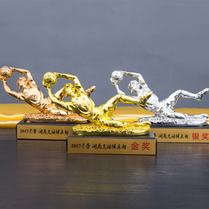 Golden Customized Resin Football Goalkeeper <strong>Trophies</strong> Art-inspired <strong>Cup</strong> Model for Sports for Souvenir or Gift Use - Product Image 5