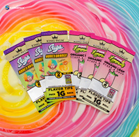 Sachets Mylar refermables personnalisés de 1g et 3,5g, anti-odeur, pour cigares pré-roulés, avec fermeture éclair et soudure 3 côtés
