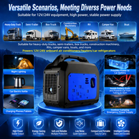 1800W 24V DC Benzin-Generator Tragbarer Generator mit Bluetooth und Niederspannungs-Autostart