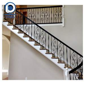 प्राइमा अनुकूलित गढ़ा लोहे सीढ़ी रेलिंग डिजाइन सीढ़ी रेलिंग डिजाइन - Product Image 3