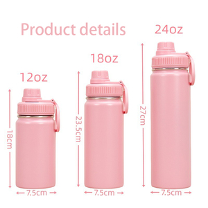 Flacon à vide de 750ml avec logo personnalisé bouteille thermos de gymnastique isolée bouteille <span class=keywords><strong>d</strong></span>'<span class=keywords><strong>eau</strong></span> en acier inoxydable pour l'école de sports de plein air - Product Image 2