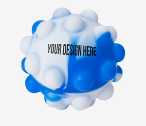 Custom Logo Push Pop Bubble Pu Stress Relievers Stress Toy Stress <b>Ball</b> - Product Image 2
