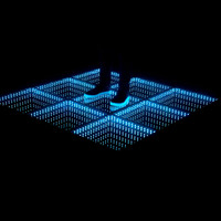 Allumez la piste de danse portative de miroir de la piste de danse LED 3D pour l'équipement d'étape du DJ