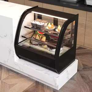 Refrigerador Comercial para Exhibición de Cupcakes, Pasteles y Sándwiches con Enfriamiento por Aire, <span class=keywords><strong>Encimera</strong></span> de Acero Inoxidable - Product Image 6