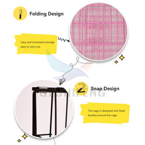 Vendita calda per animali domestici casse pieghevoli cucciolo cane gatto metallo gabbie pieghevoli 24 30 <span class=keywords><strong>36</strong></span> 42 48 pollici cane uccello casa - Product Image 4