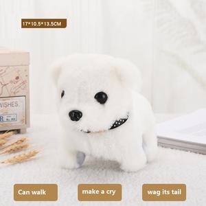 Peluş elektrikli yavru çocuk oyuncağı simülasyon oyuncak köpek yürümek Bark Wag kuyruk <span class=keywords><strong>Pet</strong></span> oyuncak köpek - Product Image 5