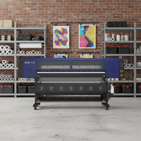 Imprimante à sublimation thermique de 1900 mm, 4 têtes I3200, 180 m²/h, imprimante numérique à jet d'encre haute productivité pour l'impression textile domestique