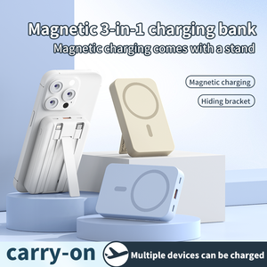 <span class=keywords><strong>Batterie</strong></span> externe OEM 2026 10000mAh PD22.5W magnétique sans fil à <span class=keywords><strong>charge</strong></span> rapide pour appareils mobiles, design compact pour les voyages - Product Image 6