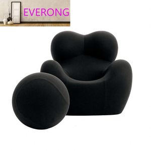 <span class=keywords><strong>Gaetano</strong></span> <span class=keywords><strong>Pesce</strong></span> Italia Moderne Loungestoel, Comfortabel Berenontwerp, Hoogwaardig Hout, Fluweelbekleding, Geschikt voor Woonkamer, Eetkamer en Villa's - Product Image 4