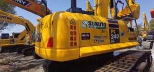 Komatsu เครื่องขุดไฮดรอลิก PC240-8 25ตัน240-8มือสองพร้อมส่วนประกอบหลักของเกียร์มอเตอร์จากญี่ปุ่น - Product Image 2