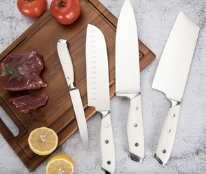 Ensemble <span class=keywords><strong>de</strong></span> <span class=keywords><strong>couteaux</strong></span> <span class=keywords><strong>de</strong></span> cuisine avec manche en bois en acier inoxydable, <span class=keywords><strong>de</strong></span> haute qualité, avec <span class=keywords><strong>bloc</strong></span> d'acacia, 23 pièces - Product Image 4