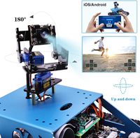 Kit de programmation graphique pour enfants Mega2560 : Kit éducatif de construction de robot avec version sur chenilles