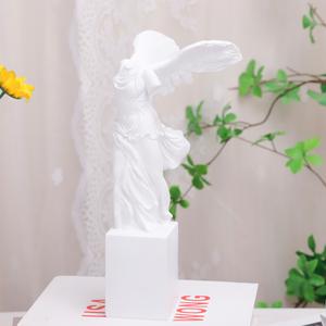 Redeco vendita calda Art Deco <span class=keywords><strong>statua</strong></span> di angelo senza <span class=keywords><strong>testa</strong></span> scultura di angelo bianco moderna in resina astratta figurina per i regali decorazione per la casa - Product Image 6