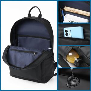Sac à dos d'affaires unisexe en cuir Oxford imperméable pour ordinateur portable, avec chargement USB, en PU, pour l'extérieur, de luxe et personnalisé - Product Image 3
