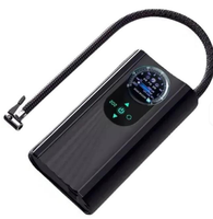 Compresseur d'air portable 12V pour voiture, gonfleur de pneus rechargeable avec affichage numérique, pompe à air manuelle automatique en ABS