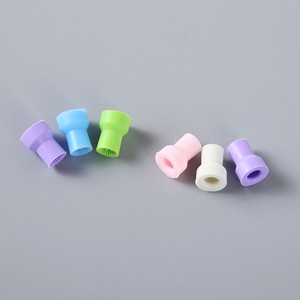 Têtes de polissage en silicone, forme cylindrique, souples, non abrasives, pour meuleuse à mortaiseuse, usage adulte - Product Image 1