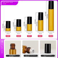 Flacon d'échantillon de parfum vide rechargeable avec capuchon à sertir, mini pulvérisateur en verre, sérigraphié, pour diffuseur à bâtonnets, 1ml 2ml 3ml 5ml 10ml