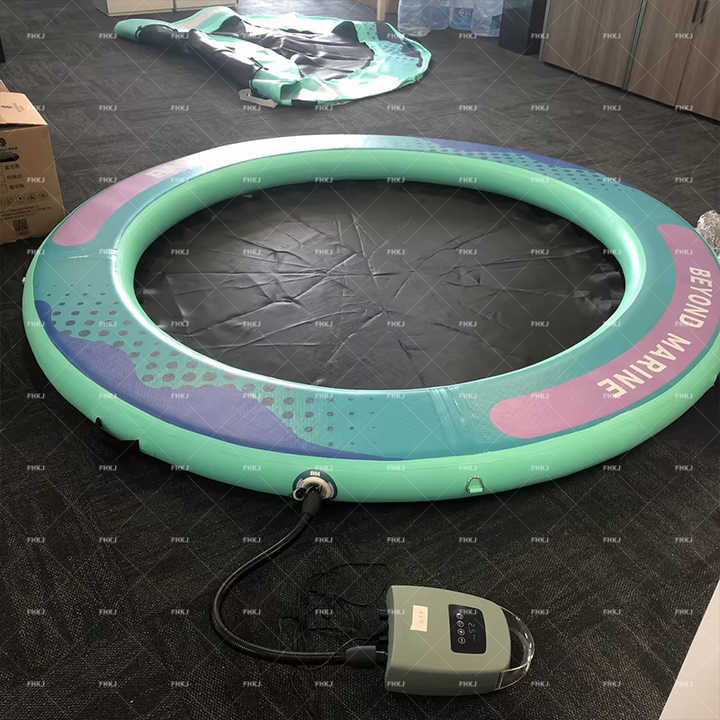 245*15cm Floating Dock Water Floating Island Inflatable Water Hammock ...