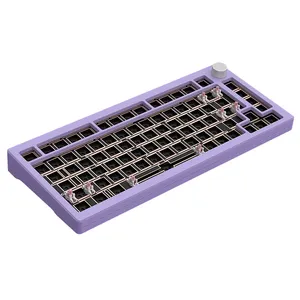 Custom CNC Machining Keyboard Plate Anodized Aluminum Mechanical Keyboard Case