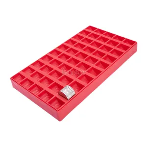 Hot Sale Modern Red/Yellow Plastic Amusement Board Game Piece Tokens 500pcs Coin Box for Sale