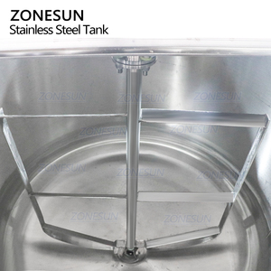 ZONESUN ZS-MB2000LH Tanque de Calentamiento y Mezcla de Pasta Industrial Personalizado de Doble Capa de Acero Inoxidable con Calefacción - Product Image 5