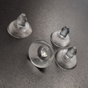 Longsan approvisionnement jouet ventouse protection de l'environnement transparent tête de <span class=keywords><strong>champignon</strong></span> ventouse 15mm - Product Image 1