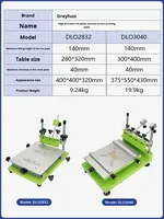 Xincongbang Manual de alta precisión SMT pasta de soldadura serigrafía para placa de circuito PCB 220V 304 Placa de nombre de acero inoxidable 1