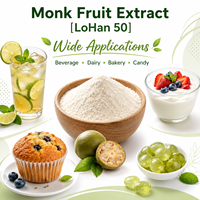 Natuurlijk Monniksvrucht & Luo Han Guo Extract (Mogroside V) Voedingskwaliteit Bulk CAS 88901-36-4
