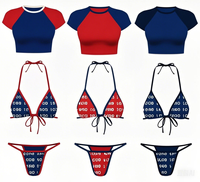 Bikini Fabricant Logo Personnalisé Micro Maillot de Bain String Extrême G Bikini Mini Bikinis Sexy pour Femmes
