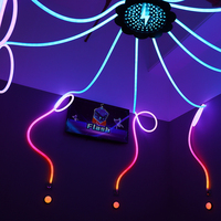 Système de jeu interactif d'intérieur avec surface en PVC, mur à boutons LED RGB à pression, jeu de flash pour maison de jeu