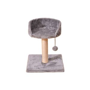 Poteau à gratter intérieur en bois durable écologique tour d'arbre à chat, <span class=keywords><strong>griffoir</strong></span> pour chat - Product Image 1