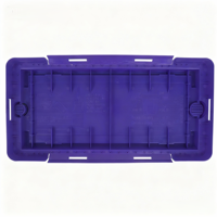 Neue Hochwertige Menger Bee Multi-Style Kunststoff-Bienenkastenbox Orange/Lila für Königinnenbienen-Zucht und -Paarung, 1 Jahr Garantie